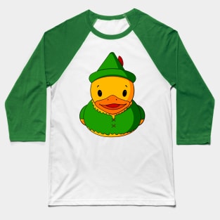 Shabby Robin Hood Rubber Duck Baseball T-Shirt